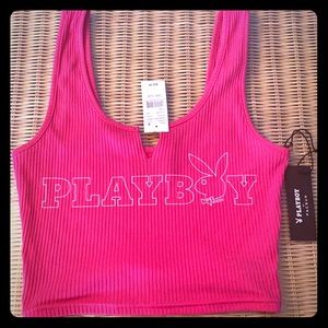 NWT PLAYBOY by PACSUN cropped tank